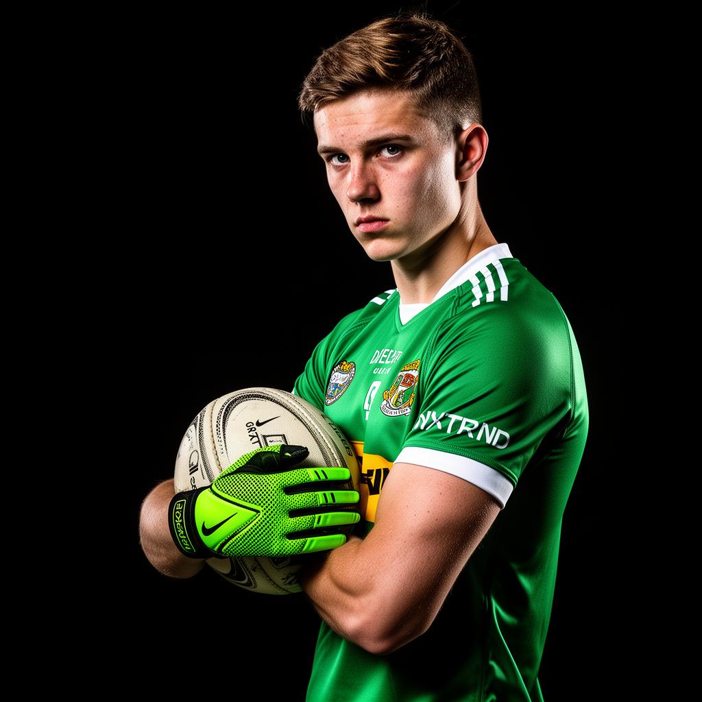 CIAN DOHERTY, Midfielder · Donegal, wearing NXT BLL gloves